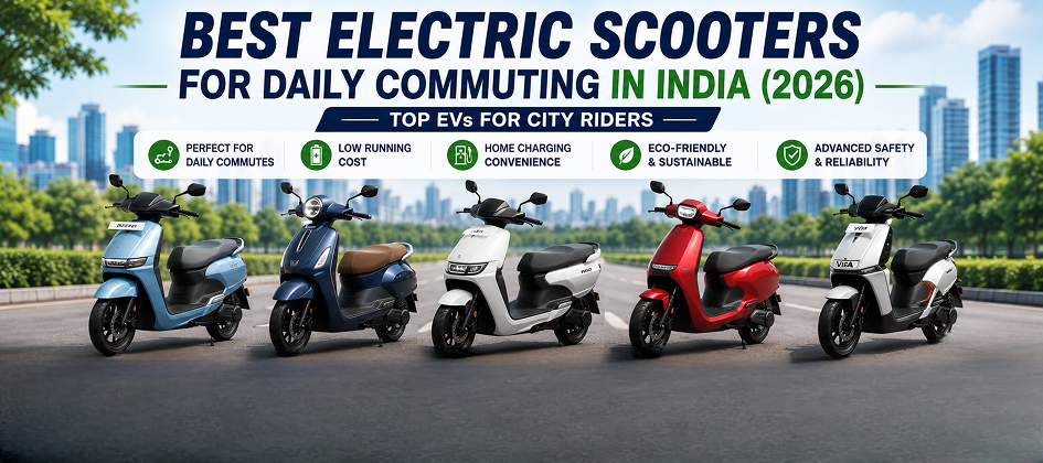 Best Electric Scooters for Daily Commuting in India (2026): Top Picks